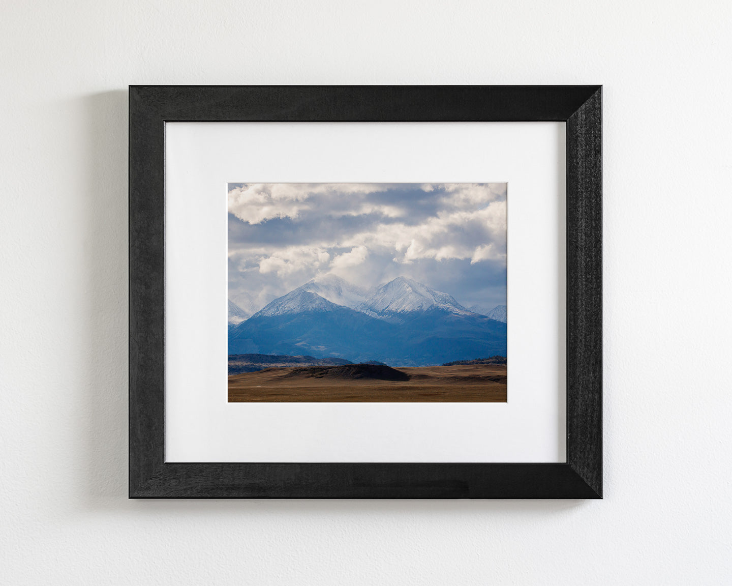 Blue Montana Mountains