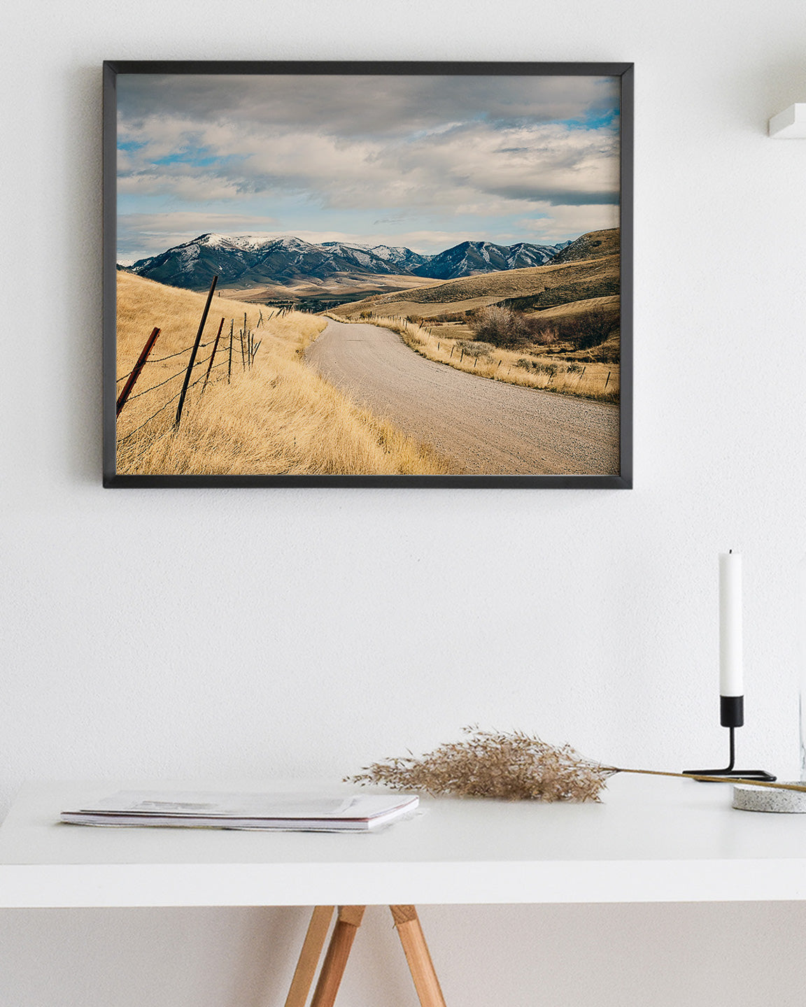 Country Road to Snowy Mountains