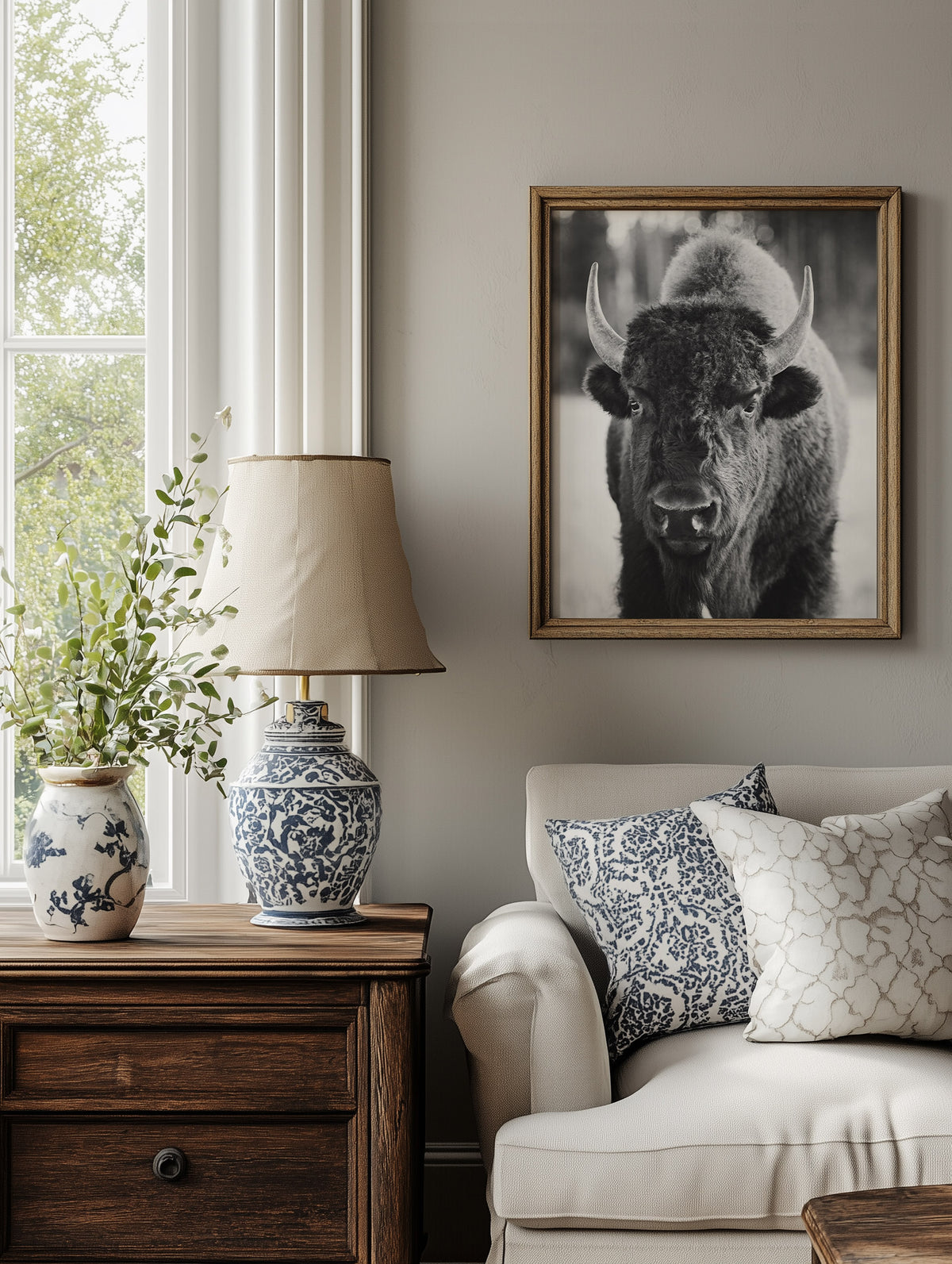 Bison, Vertical