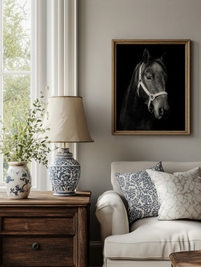 Dark Horse and Halter