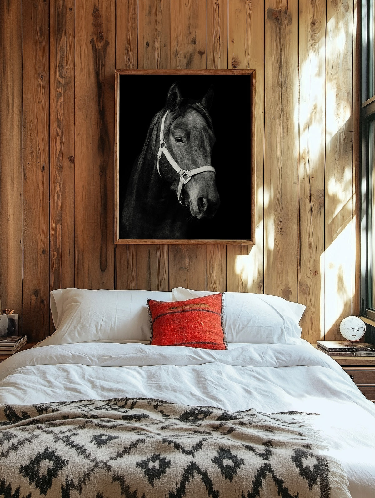 Dark Horse and Halter