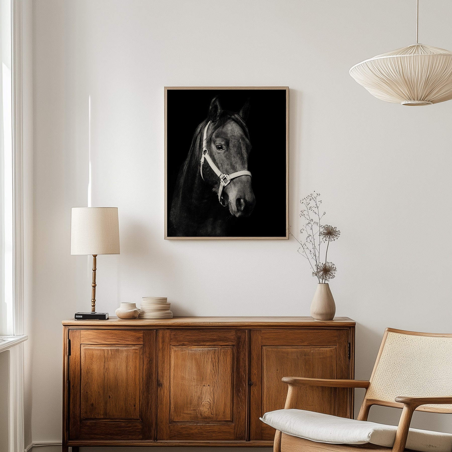 Dark Horse and Halter
