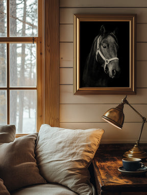Dark Horse and Halter