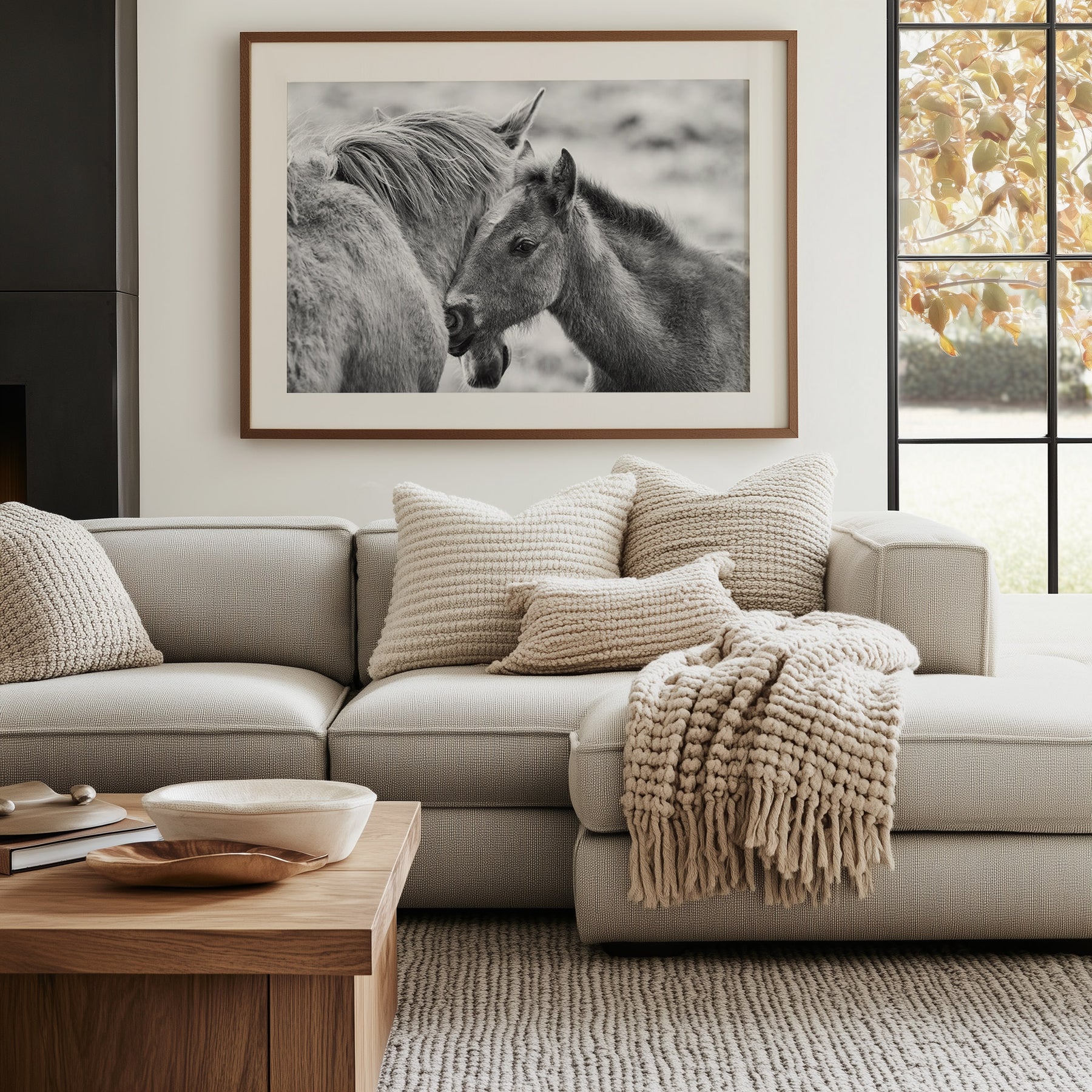 Foal and Mother – Tender Equine Moment