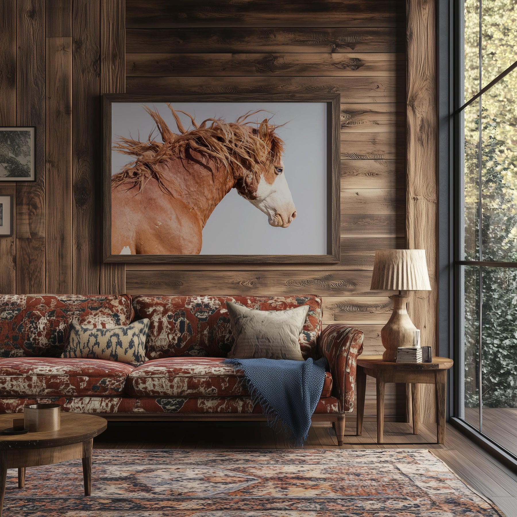Wild Stallion in Motion, Color Version