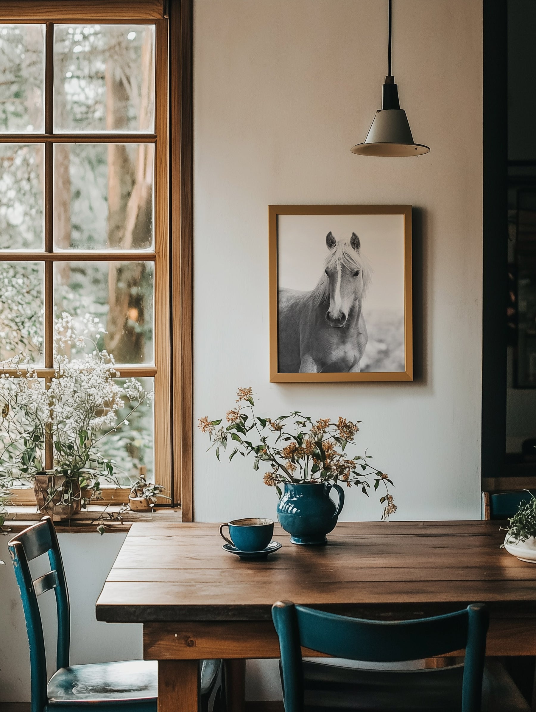 Wild Mare Portrait, Vertical