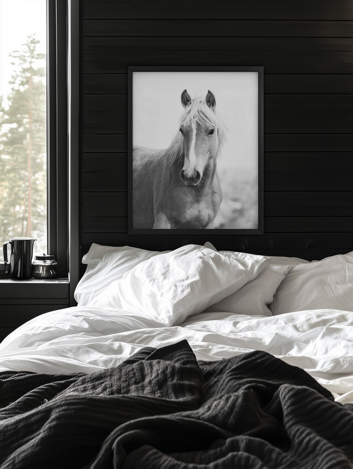 Wild Mare Portrait, Vertical