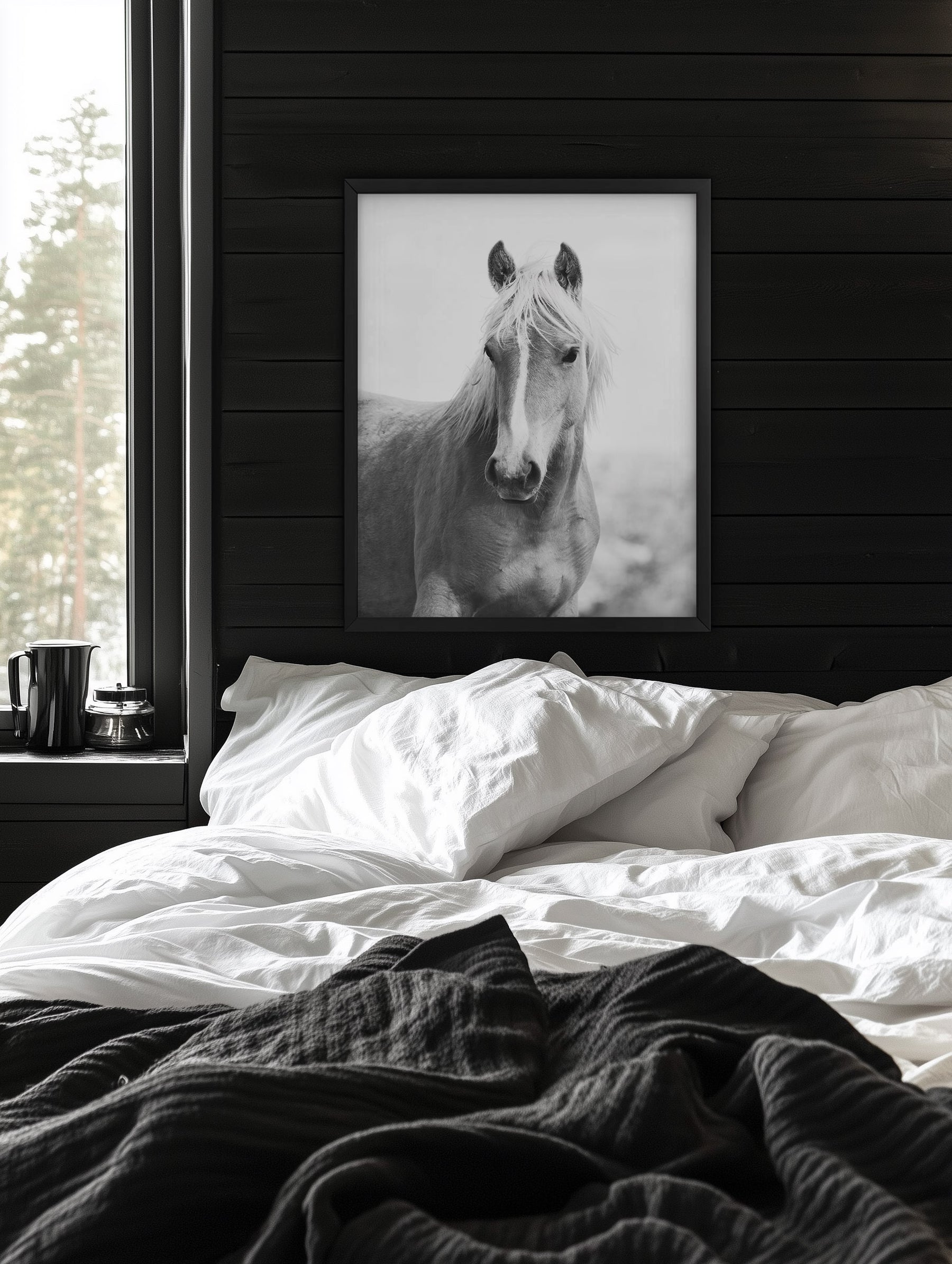 Wild Mare Portrait, Vertical