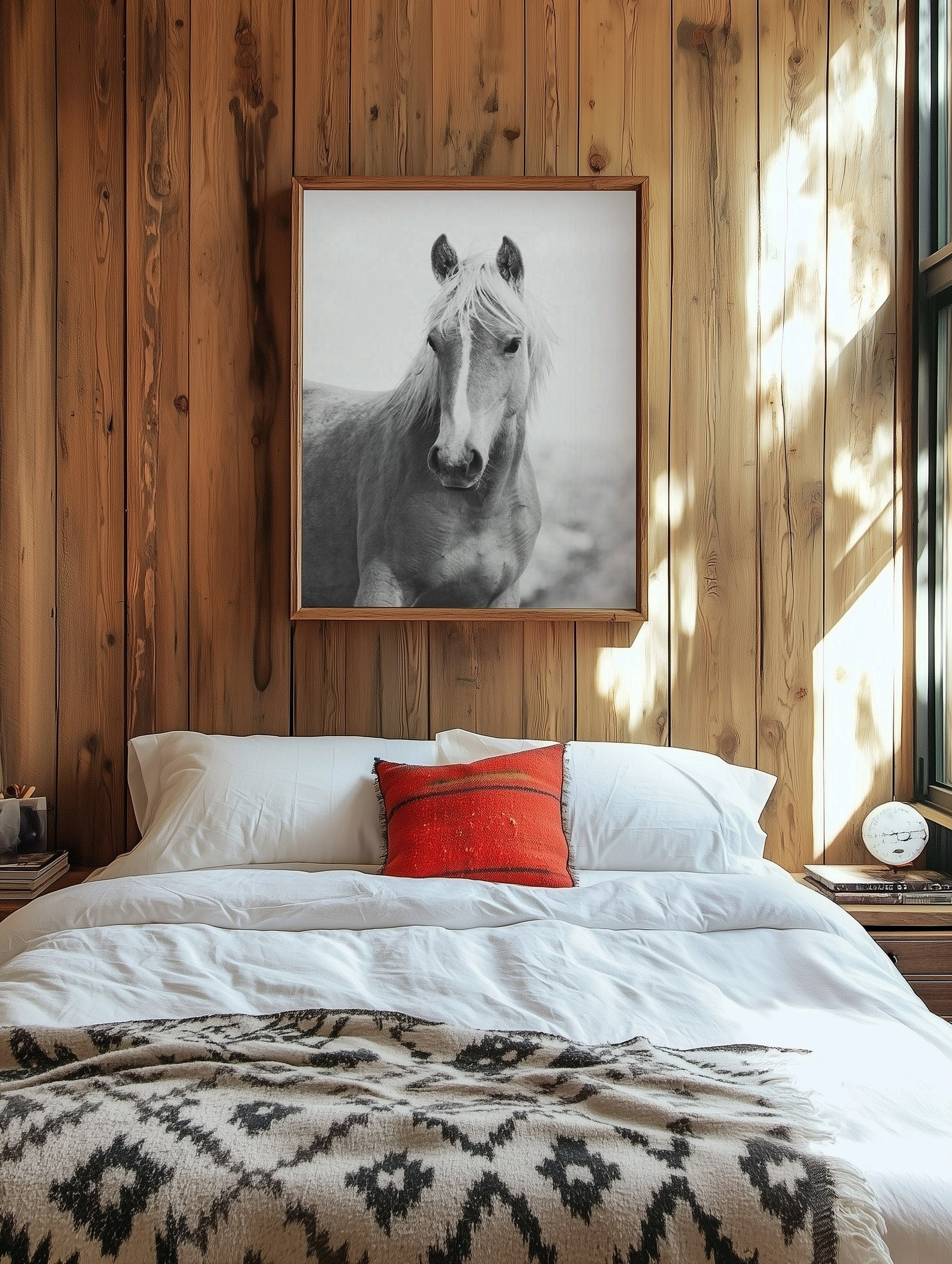 Wild Mare Portrait, Vertical