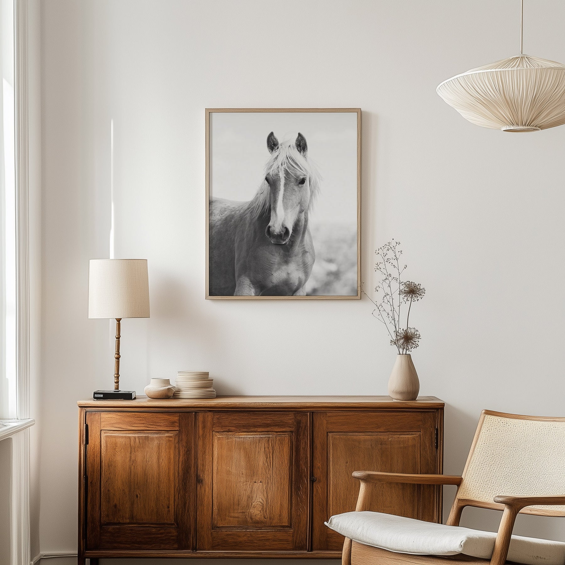 Wild Mare Portrait, Vertical
