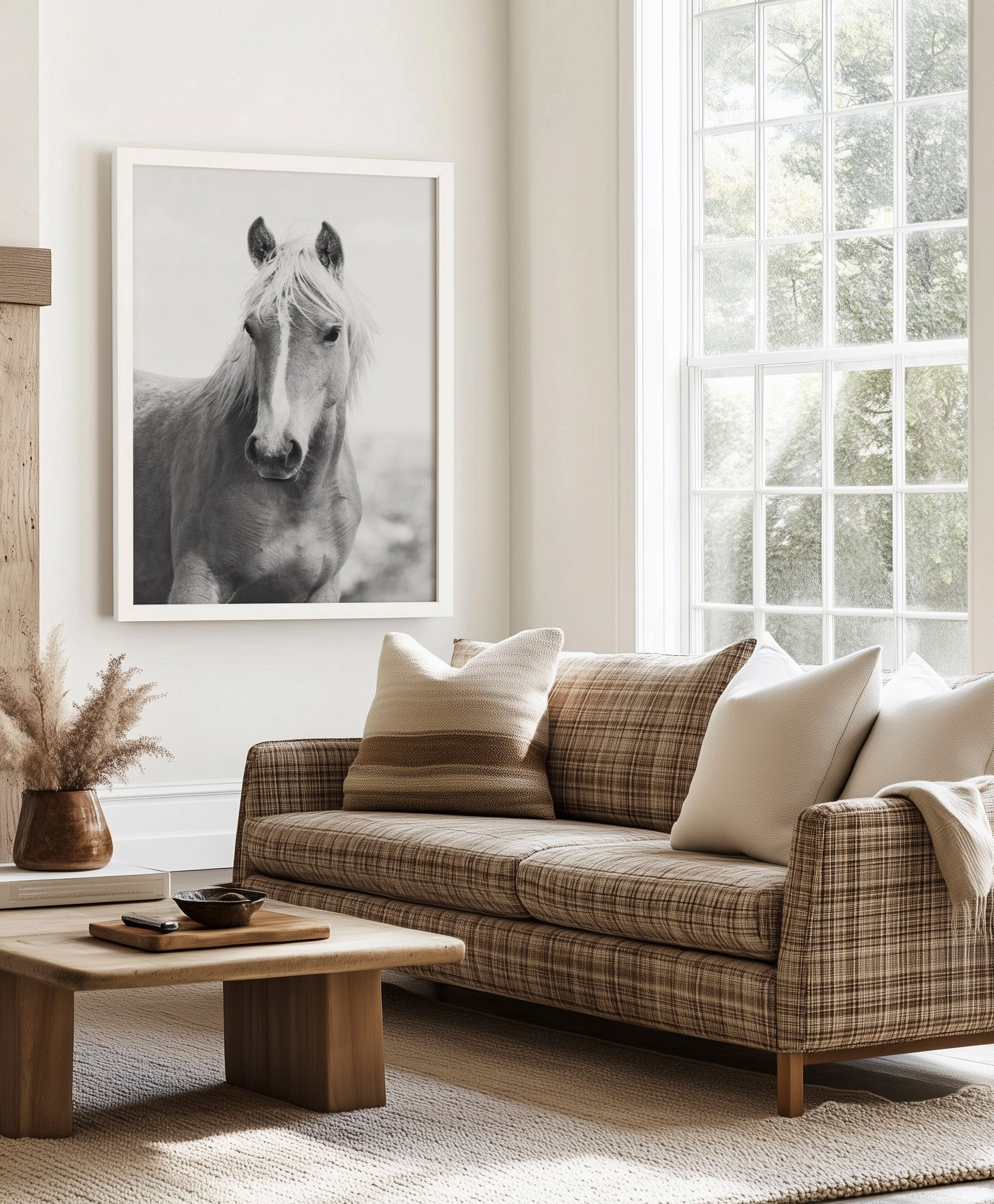 Wild Mare Portrait, Vertical