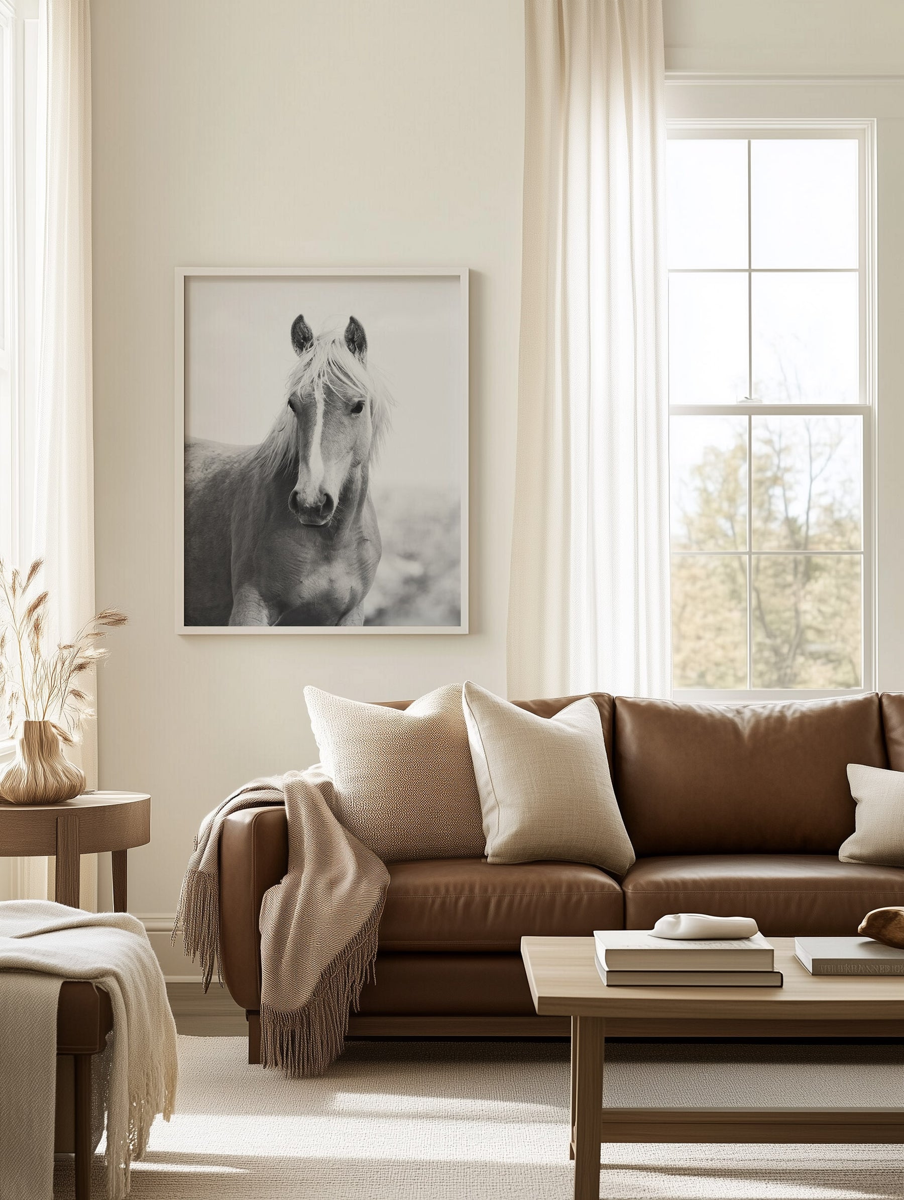 Wild Mare Portrait, Vertical