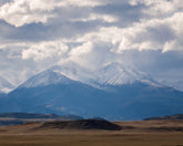 Blue Montana Mountains