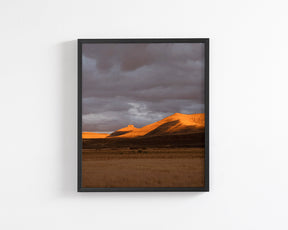 Fire Sunset, Desert Photograph