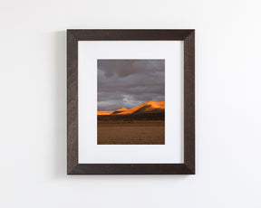 Fire Sunset, Desert Photograph