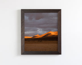 Fire Sunset, Desert Photograph