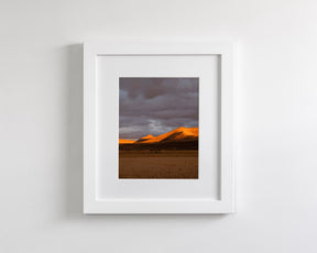Fire Sunset, Desert Photograph