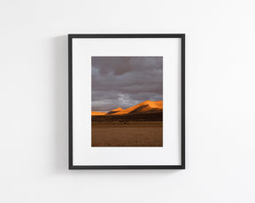 Fire Sunset, Desert Photograph