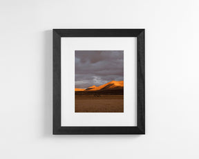 Fire Sunset, Desert Photograph