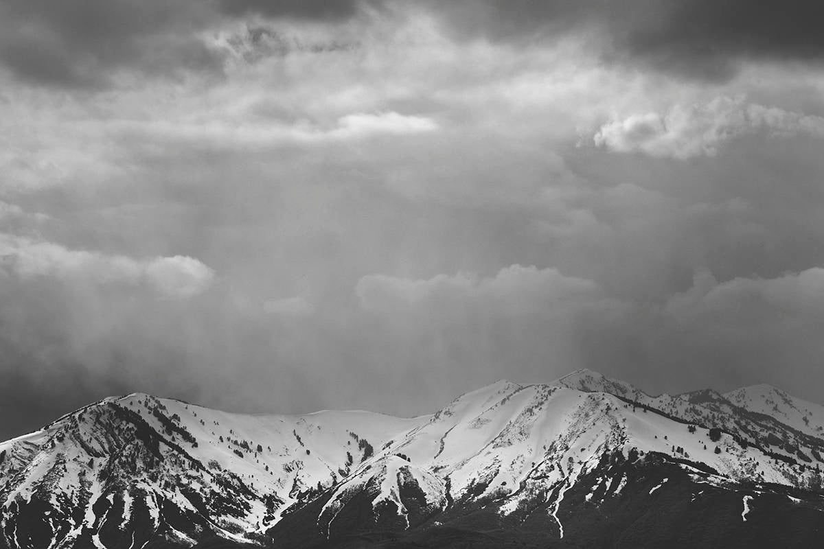 Dramatic Mountain Storm