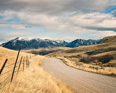 Country Road to Snowy Mountains